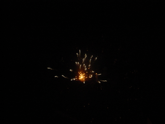 Squiggly fireworks