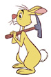 Rabbit with pick
