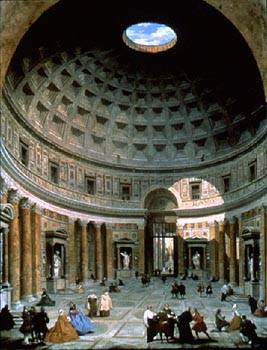 Giovanni Pannini,  Interior of the Pantheon, Rome, c. 1734