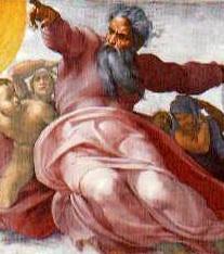Figure of God, Sistine Chapel