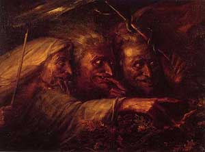 Alexandre-Marie Colin: The Three Witches from Macbeth; aka. The Chicago Wiccan Beauty Pageant