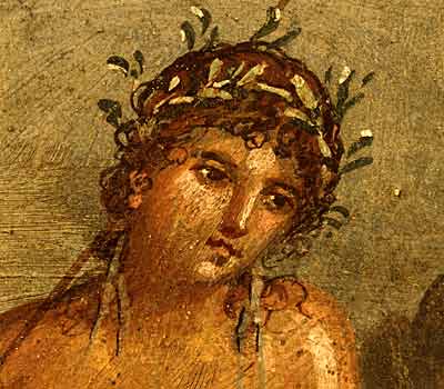 Painting from the House of Marcus Lucretius Fronto in Pompeii, of Narcissus admiring his own reflection; any resemblance to certain Pagan elders both living and dead is purely intentional