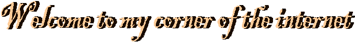 Welcome to my corner of the internet