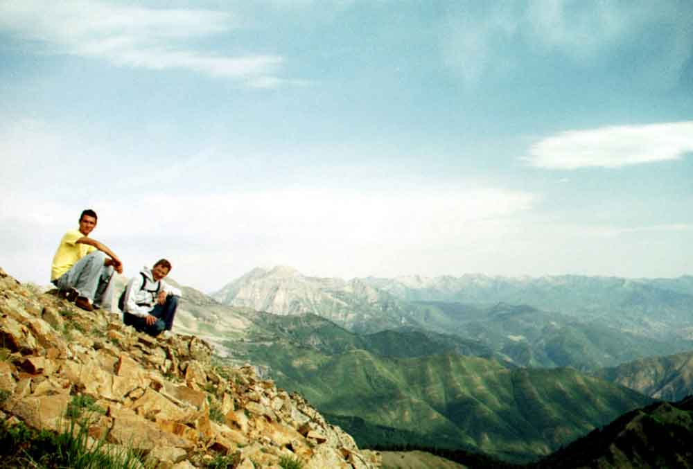 Steve Francis and I on the top of Shingle Mill.