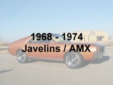 AMC Javelin / AMX Muscle Cars