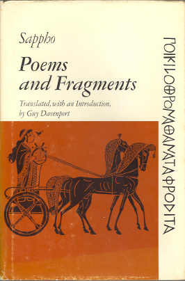 sappho the poems and fragments sappho the poems and fragments