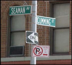 SEAMAN AV, CUMMING ST