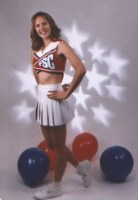 Full length with graphics and balloons