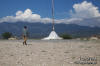 El astabandera en el cerro