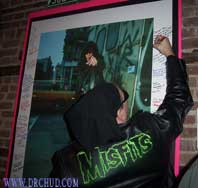 CHUD signs artwork of JOEY.