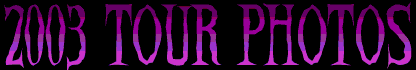 2003 TOUR PHOTOS BANNER