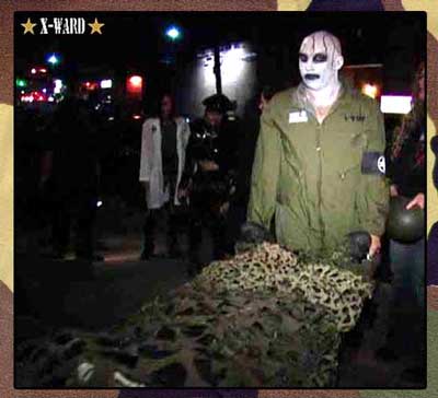 SAL BEE CARRYS IN A WAR CASULTY!