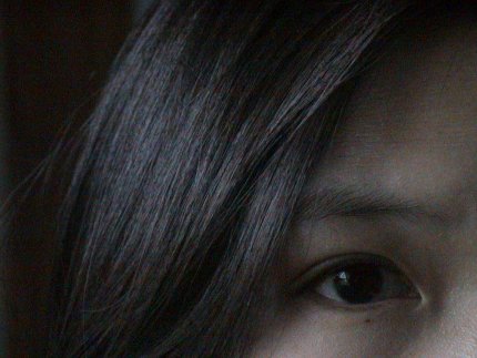 My very near-sighted eye!