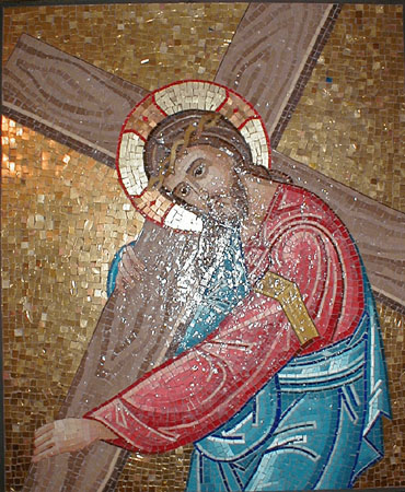 Jesus carries His Cross