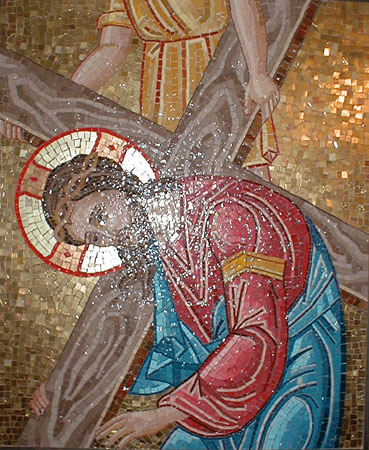 Jesus falls the first time