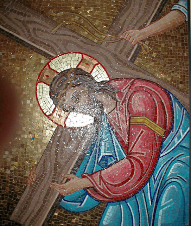 Jesus falls the third time
