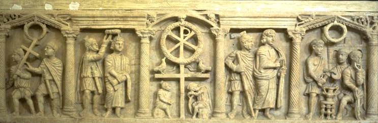 early Christian sarcophagus