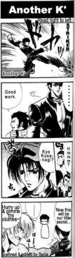 K' & Kyo trying to switch places on Maxima