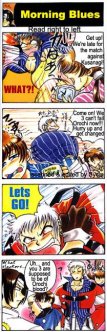 Hey! Everyone sleeps in once in awhile.(Baka Kyo)