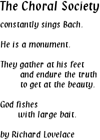 A Poem by Richard Lovelace