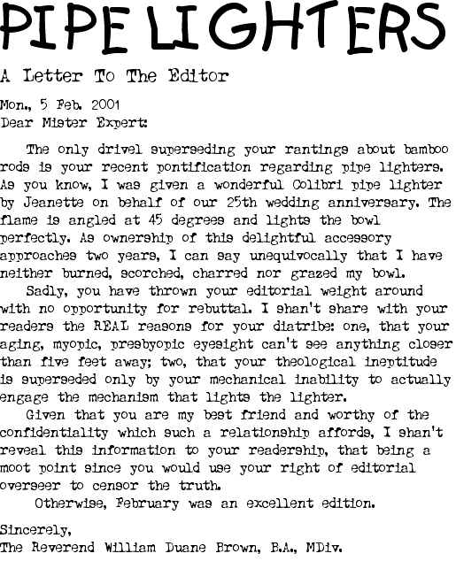 letter to ed