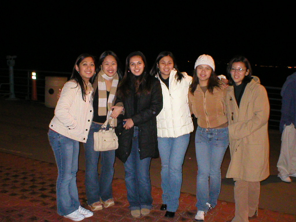 Me with Olga's friends at Santa Monica