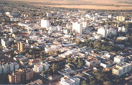 Vista �rea de Alegrete