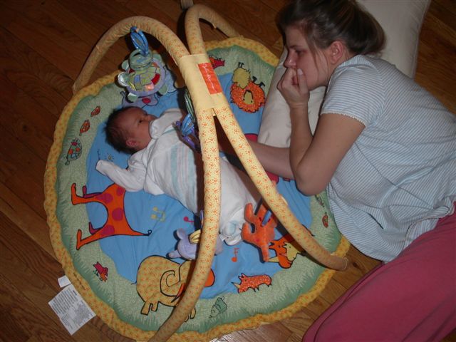 Do you think mommy is sleeping on the job?