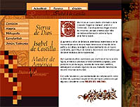 P�gina web para promocionar la beatificaci�n de Isabel la cat�lica