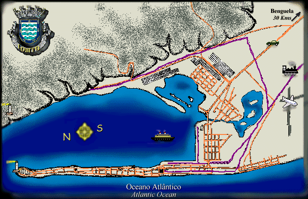 Mapa do Lobito  (Lobito Virtual)   consultar links