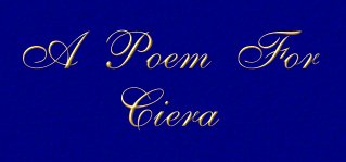 A Poem for Ciera