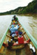 Longtail boat in Bolivia