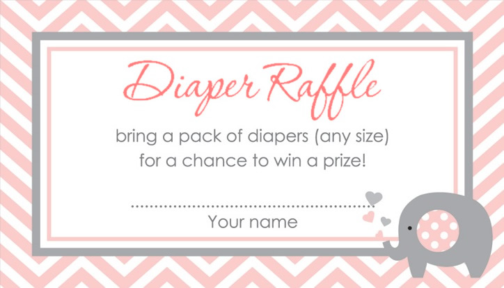 Diaper Raffle