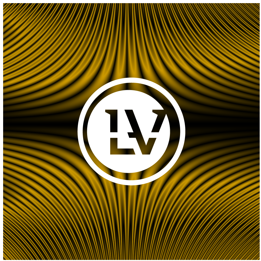 Gold with black background