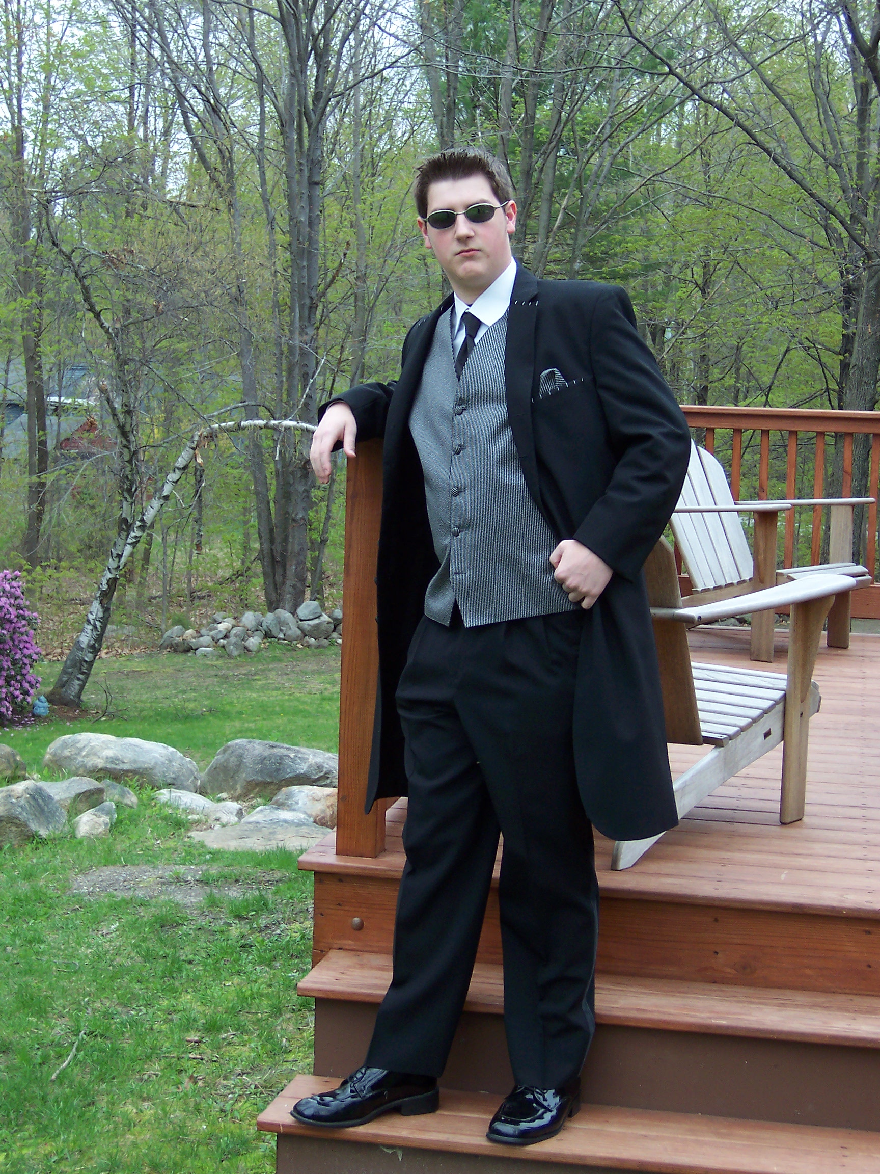 My boyfriend Nathan at my senior prom, May 2005