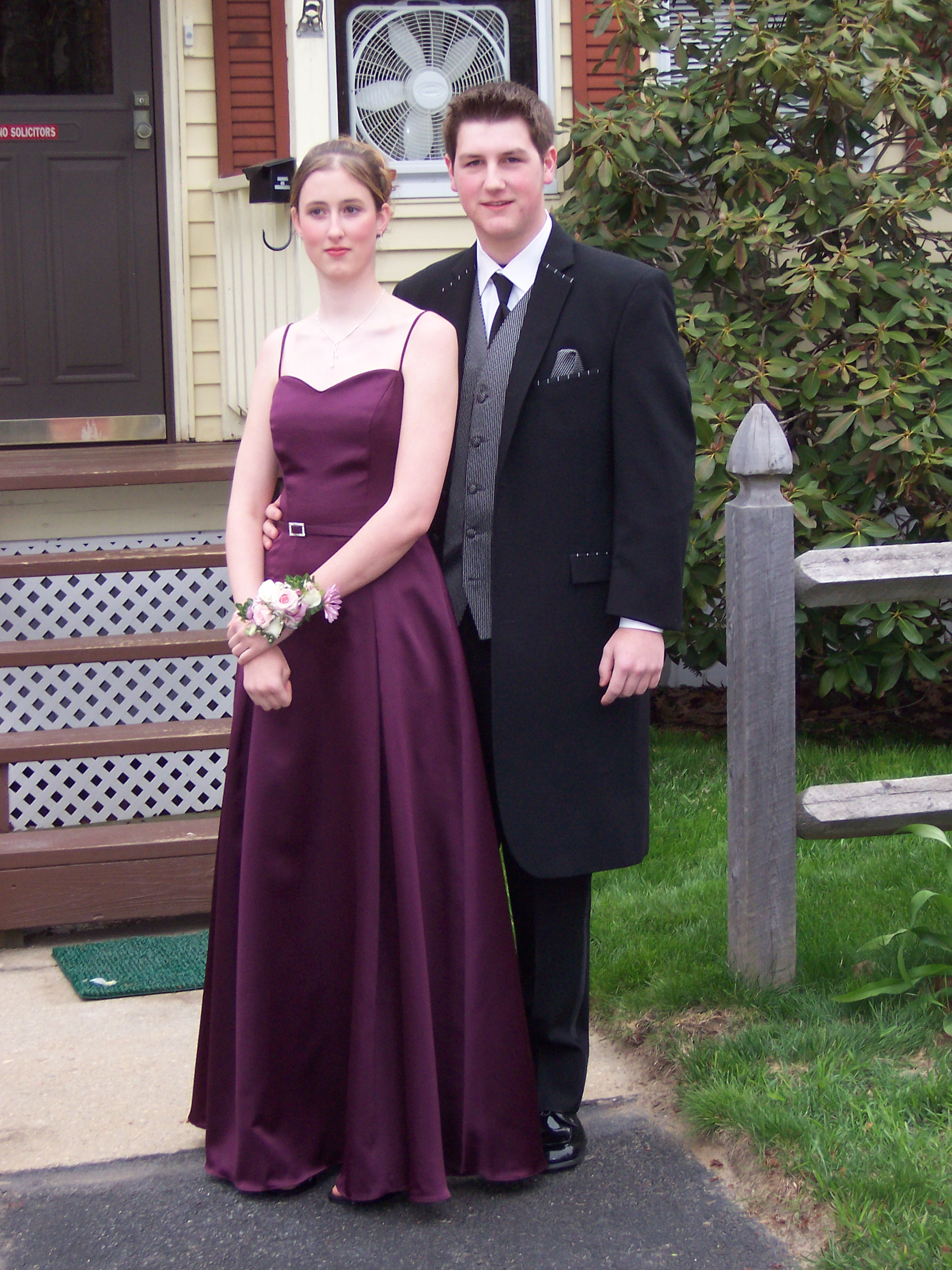 Nathan and I at my Prom