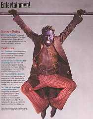 on the cover of a magazine