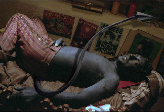 i love those angelic markings...one for every sin...what a bad boy...lol
