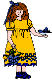 Girl and bird