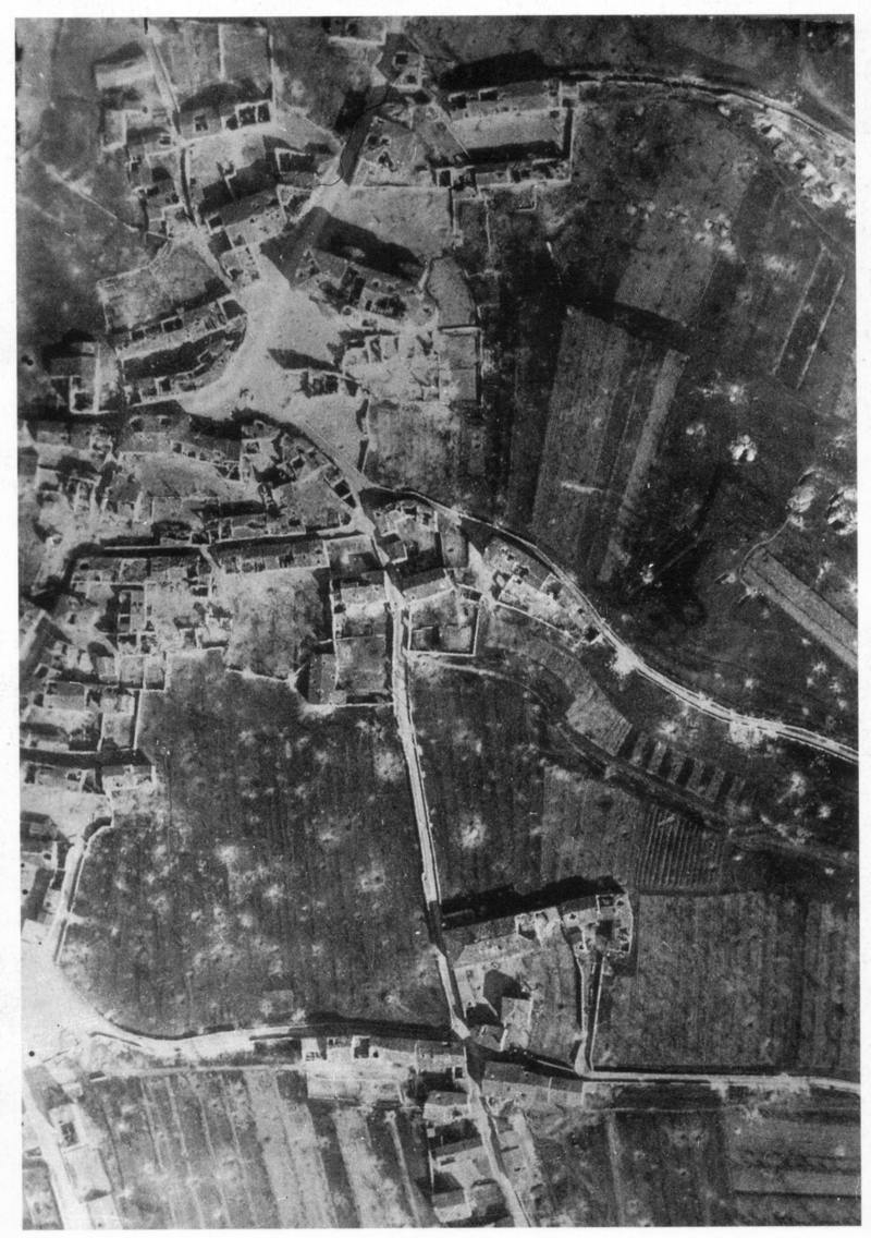 Foto aerea Quero distrutto