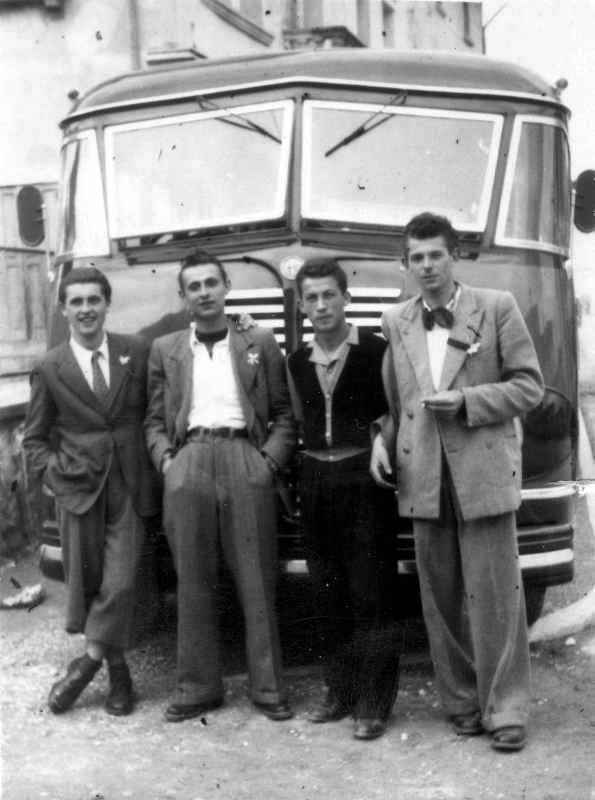 Camion di Carlo con Francesco,Duilio, Nino e Lino