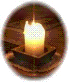 Candela accesa