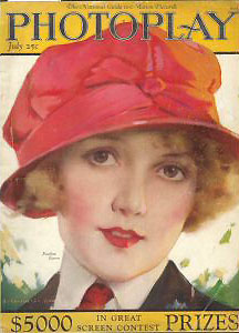 La couverture de Photoplay, 1923
