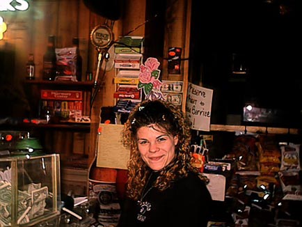 Rachel's former job...The BEER BITCH!