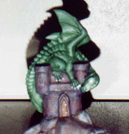 Dragon on Castle