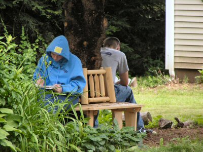 It was a great day for quiet time