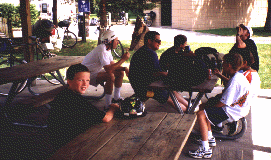 A scheduled break for shade & water