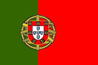 A bandeira de Portugal