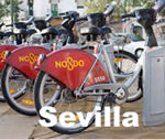 foto bicis por la ciudad sevilla