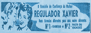 An�ncio ancestral do ancestral Regulador Xavier